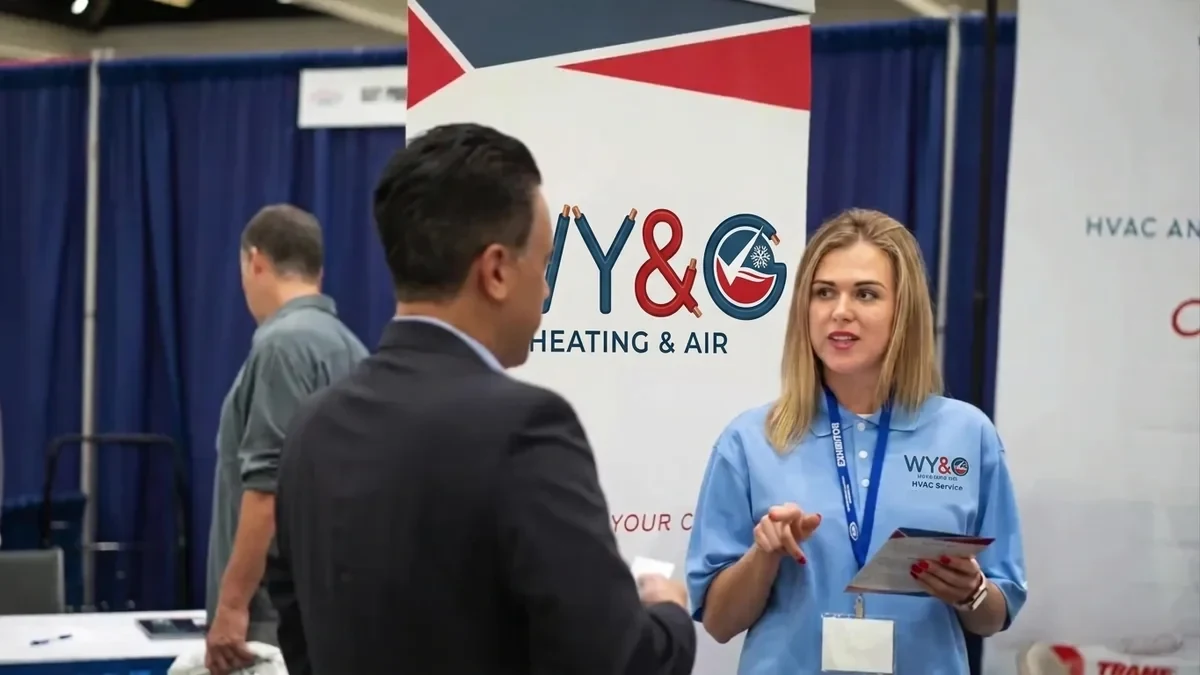 WY&G team member explaining services
