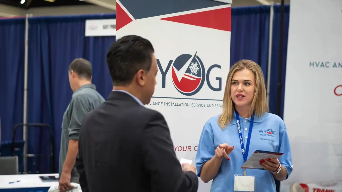 WY&G team member explaining services
