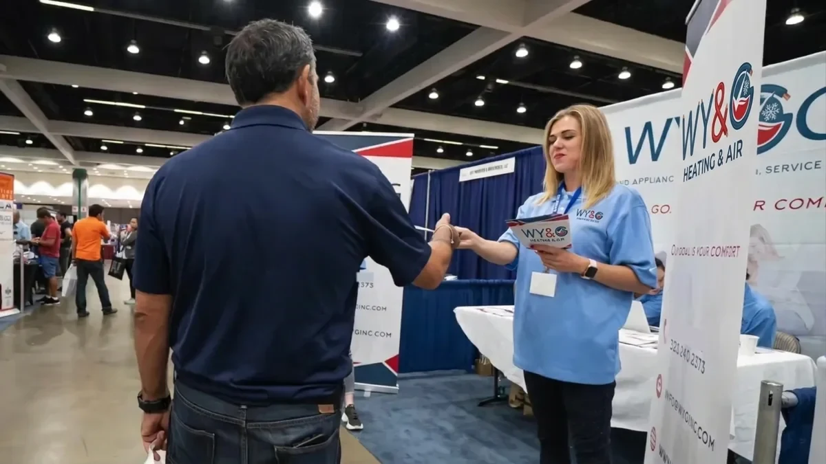 WY&G team member explaining services